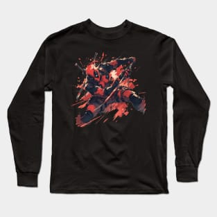 DEADPOOL, THE NINJA WARRIOR Long Sleeve T-Shirt